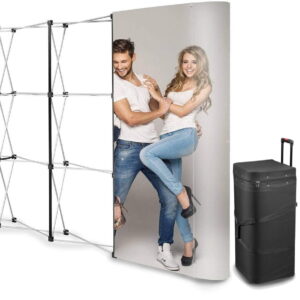 POP UP Straight 3x3 cm in a trolley case