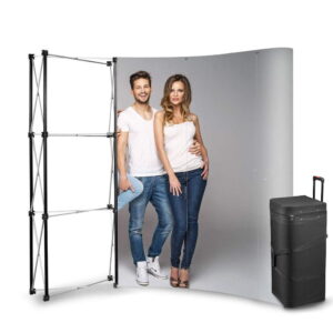 POP UP ARC 3x3 cm in a trolley case