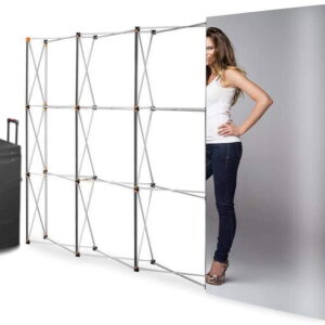 Magnetic Standartiniai Pop Up wall - 3x4 cm, straight, in a trolley case