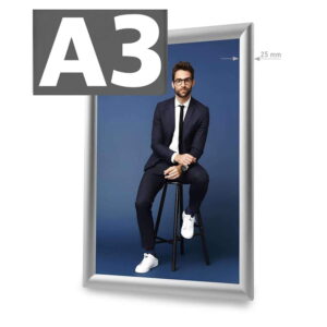 Snap frame Standartiniai A3 (silver)