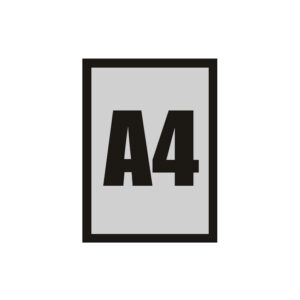 Magnetic frame A4 (black)