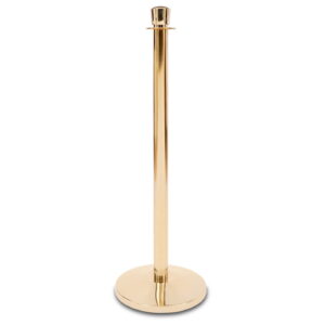 Hotel barrier post "MODERN" - golden