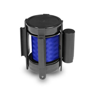 Barrier post head - blue belt