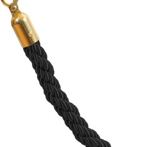 black rope - golden lock