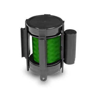 Barrier post head - green belt