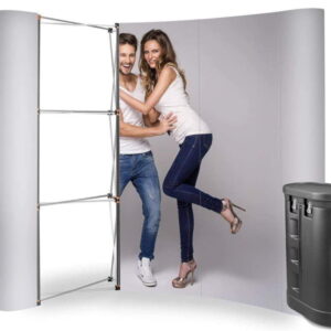 Magnetic Standartiniai Pop Up wall - 3x3 cm, arc, in a case counter