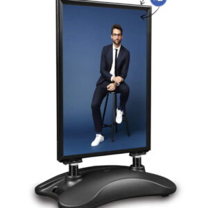 Hampton pavement sign black - B2