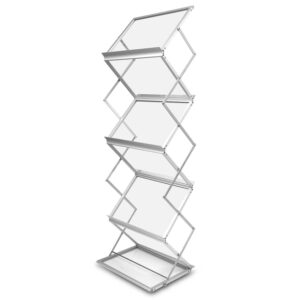 Montana brochure holder A3 in a bag - silver