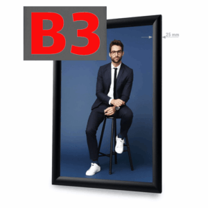Snap frame Standartiniai B3 - black