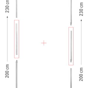 MEGA SEG™ 100x200 cm LONG SET 2.3