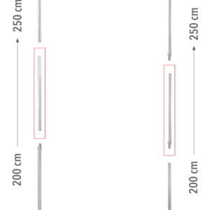 MEGA SEG™ 120x200 cm LONG SET 2.5