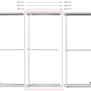 System LUMIX™ 200x250 cm, 400x250, 500x250 XL set 100 (horizontal)