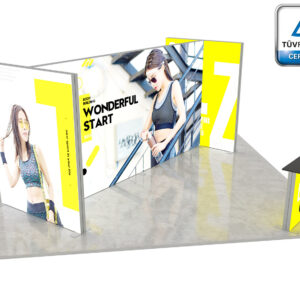 LUMIX™ exhibition booth 25 m² (5x5) island