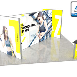 LUMIX™ exhibition booth 36 m² (6x6) island