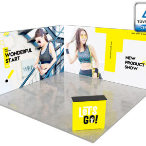 LUMIX™ exhibition booth 25 m² (5x5) corner