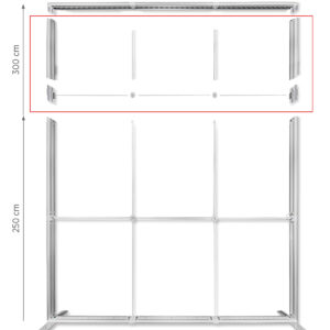LUMIX™/LUMIX™ PRO 285x250 cm Long Set (vertical)