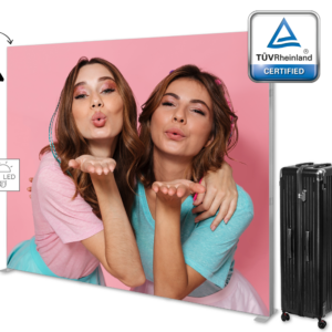 System LUMIX™ PRO 300x250 cm in wheeled case