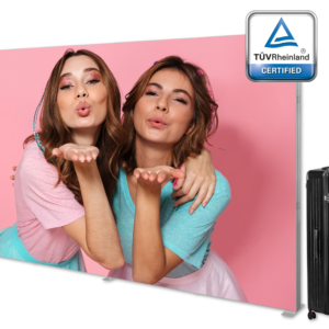 System LUMIX™ PRO 400x250 cm in wheeled case