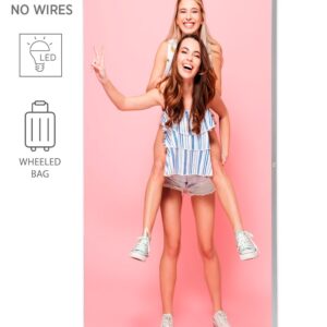 LED BOX™ 100x230 cm - version 2.0 in wheeled bag